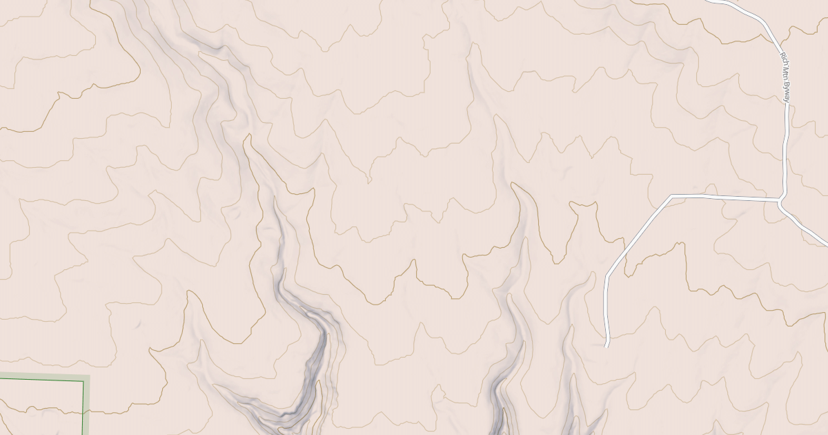 Map preview of USFS National Forest System Roads {6D12BCFB-4B6B-4AE2-9164-625C7730266A}