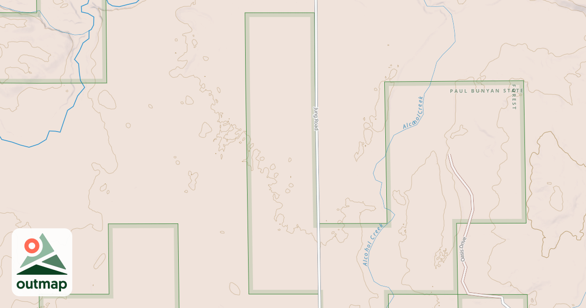 Map of Schoolcraft Trail