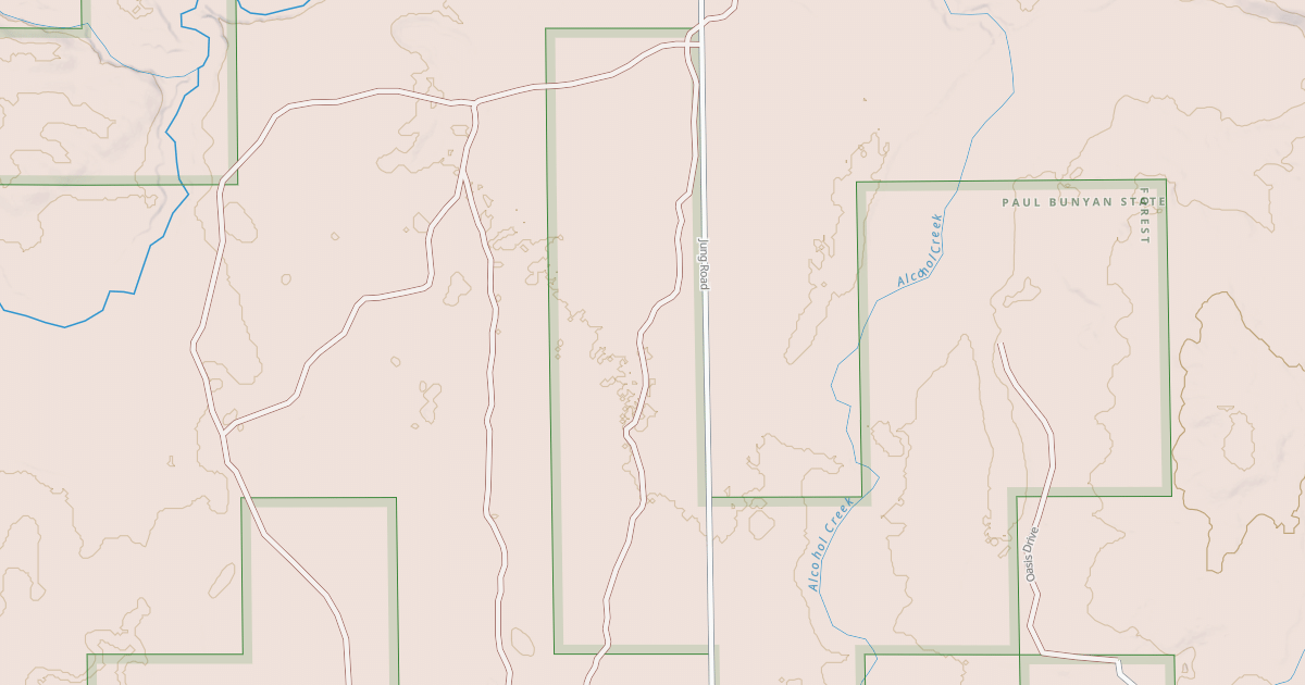 Map preview of Schoolcraft Trail
