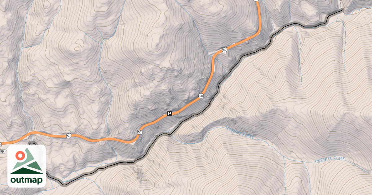 Map of Agate Creek Trail 484