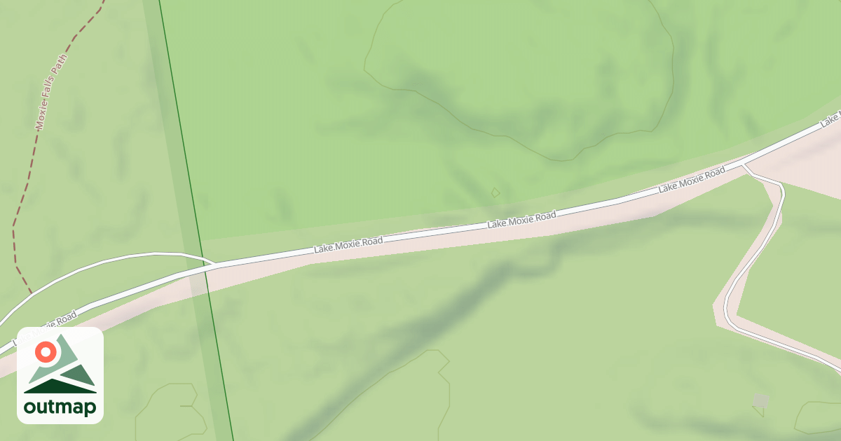 Map of Moxie Falls