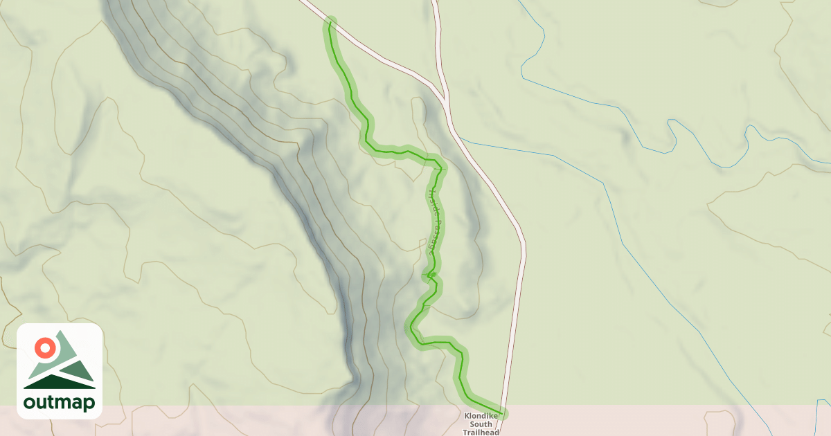 Map of Inside Passage Trail