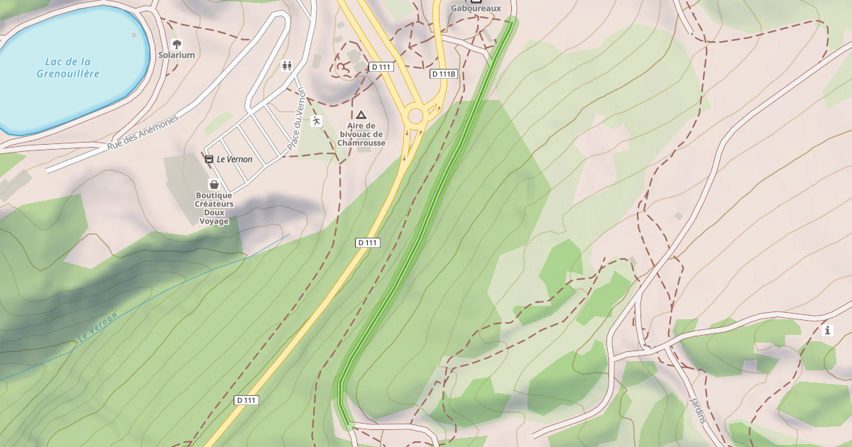 Map preview of Chemin des Demoiselles