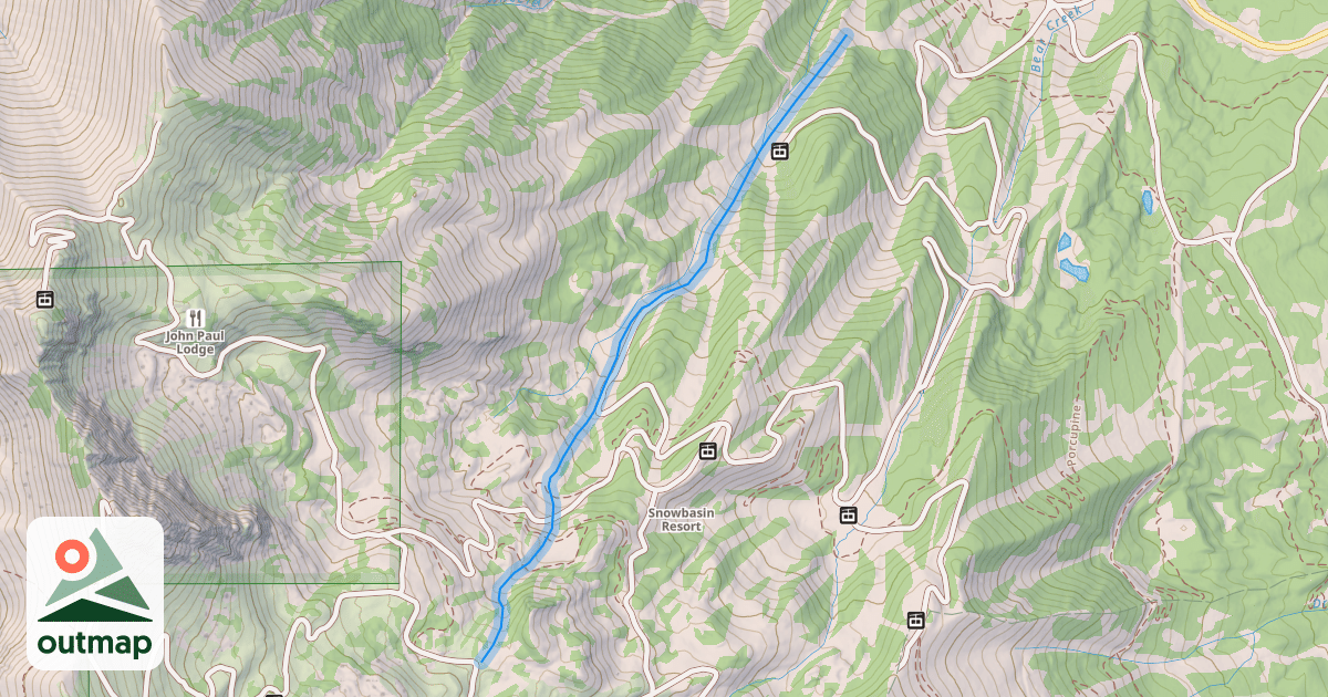 Map of Needles Run