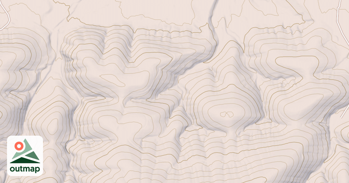 Map of EAST WALTREK SPUR