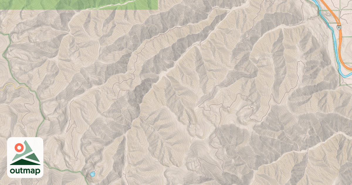 Map of SOUTH FORK LITTLE JOE CREEK