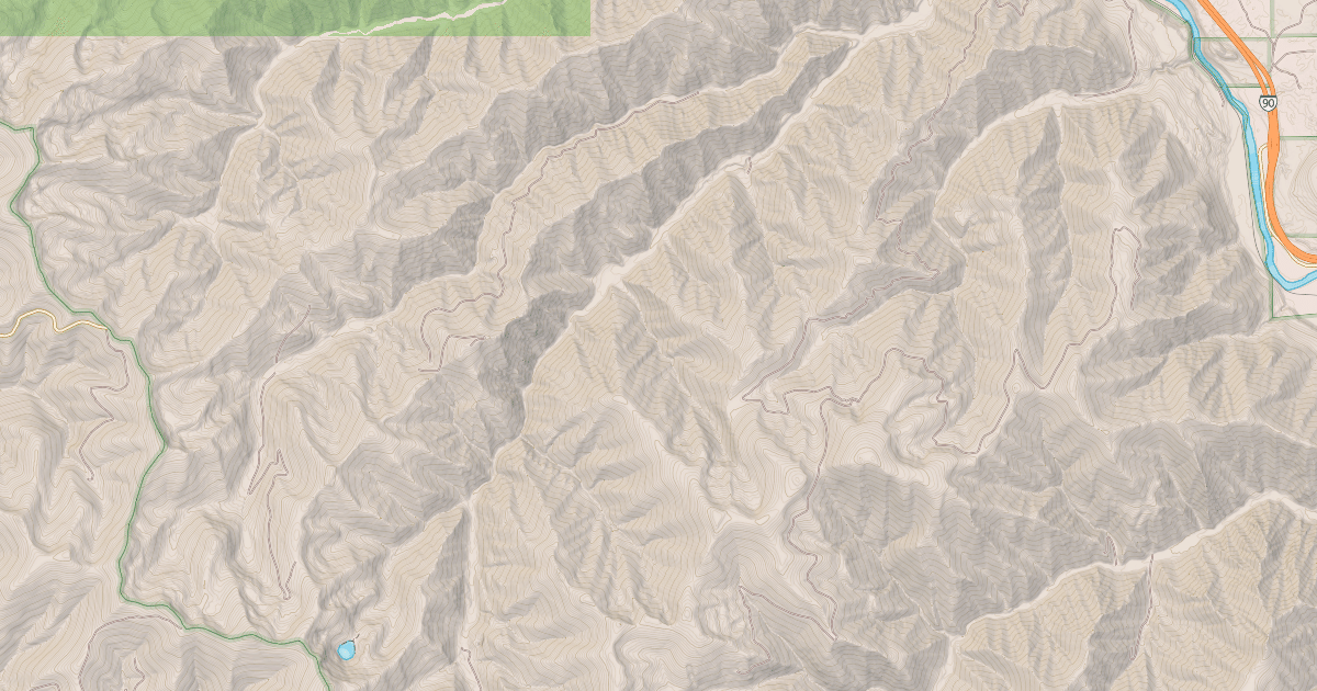 Map preview of SOUTH FORK LITTLE JOE CREEK