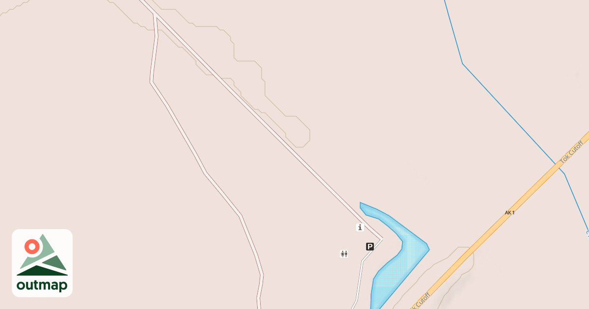 Map of Chistochina River