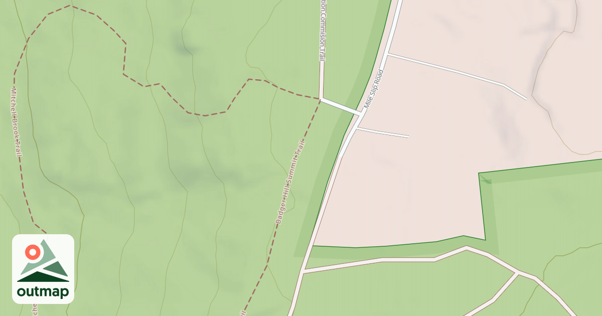 Map of Snowmobile Trail 501