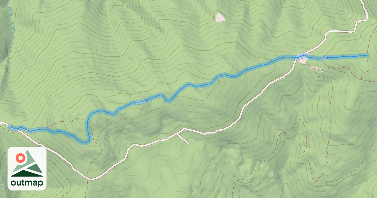 Map of Trail D