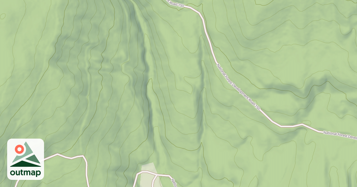 Map of USFS Motor Vehicle Use Map Roads {0722FB57-A1FC-40C5-8FFC-3E0B4C24572D}