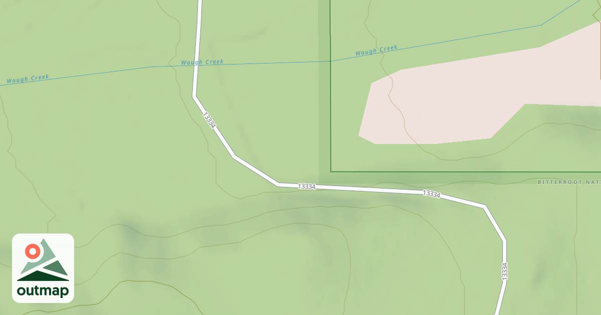 Map of (FDR) WAUGH GULCH