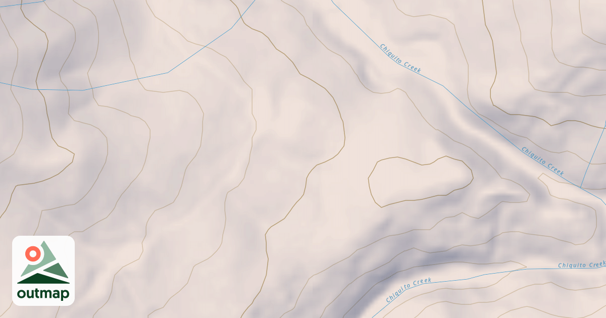 Map of CHIQUITO CANYON T1