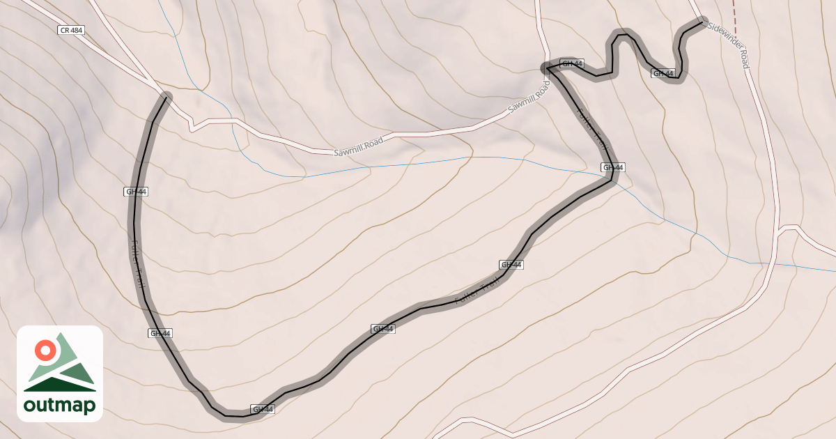 Map of Fuller Trail