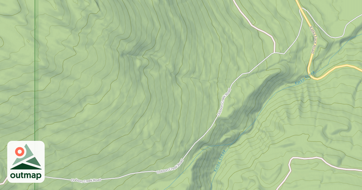 Map of DOBSON CREEK