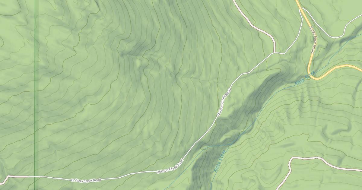 Map preview of DOBSON CREEK