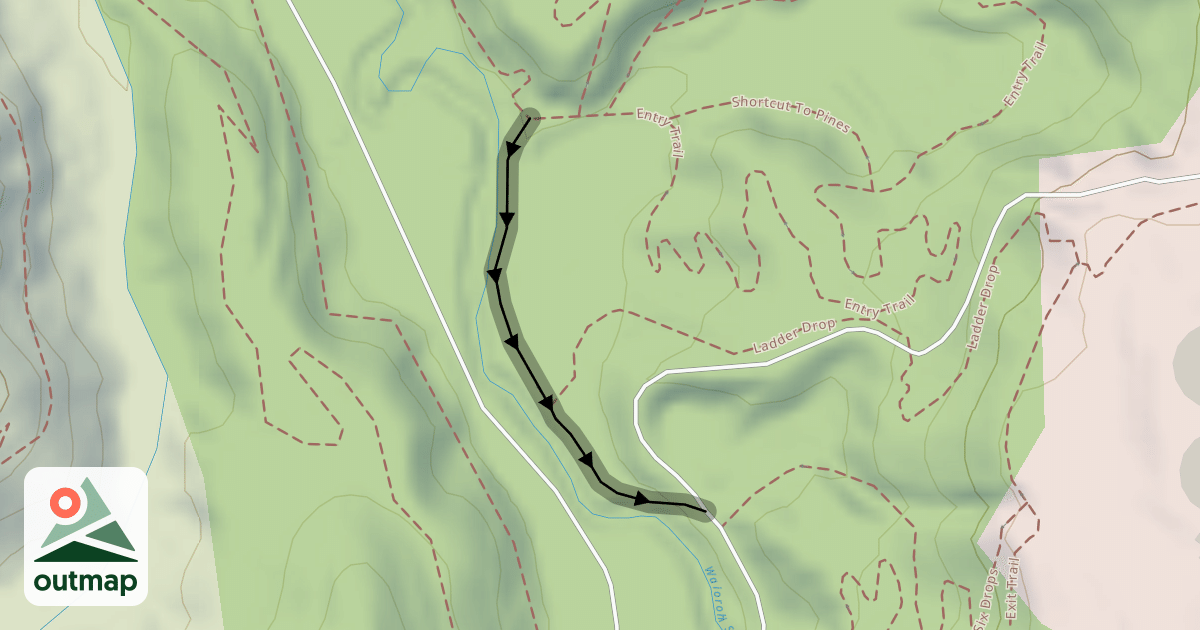 Map of Pines Loop
