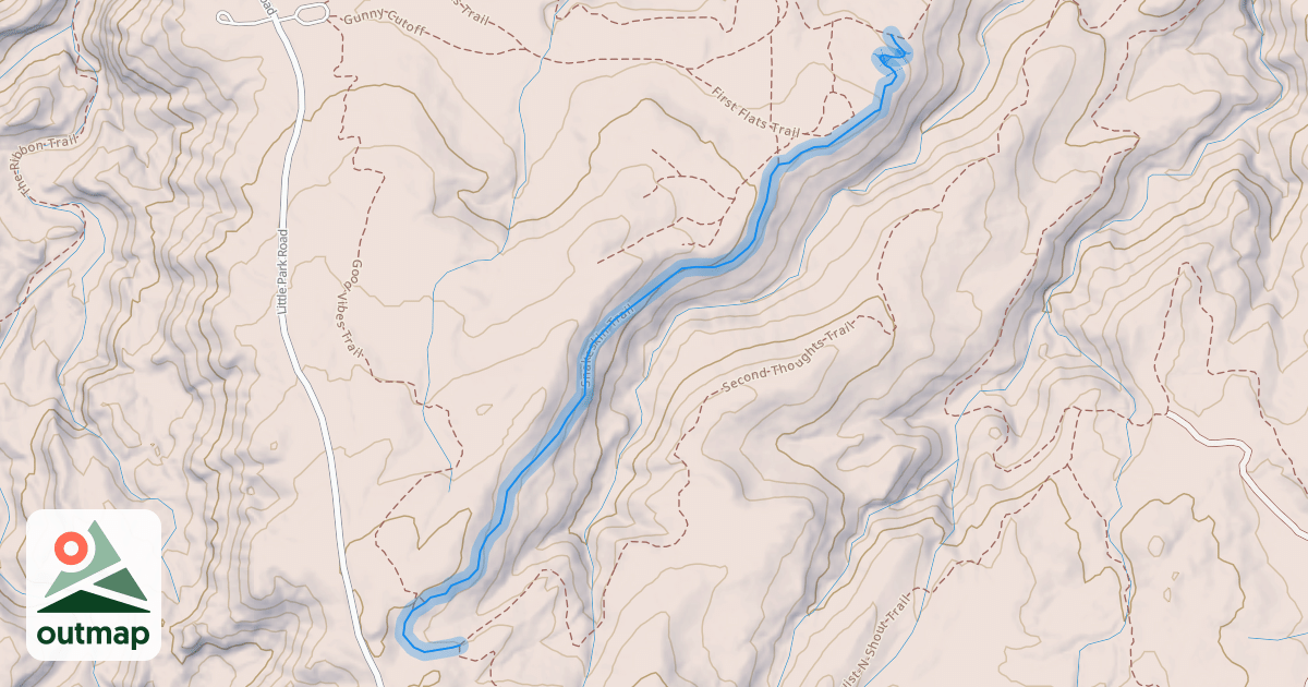 Map of Snakeskin Trail
