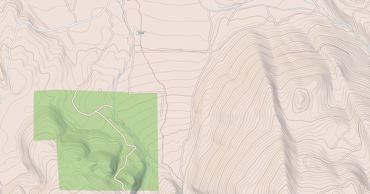 Map preview of EAST HAT CREEK
