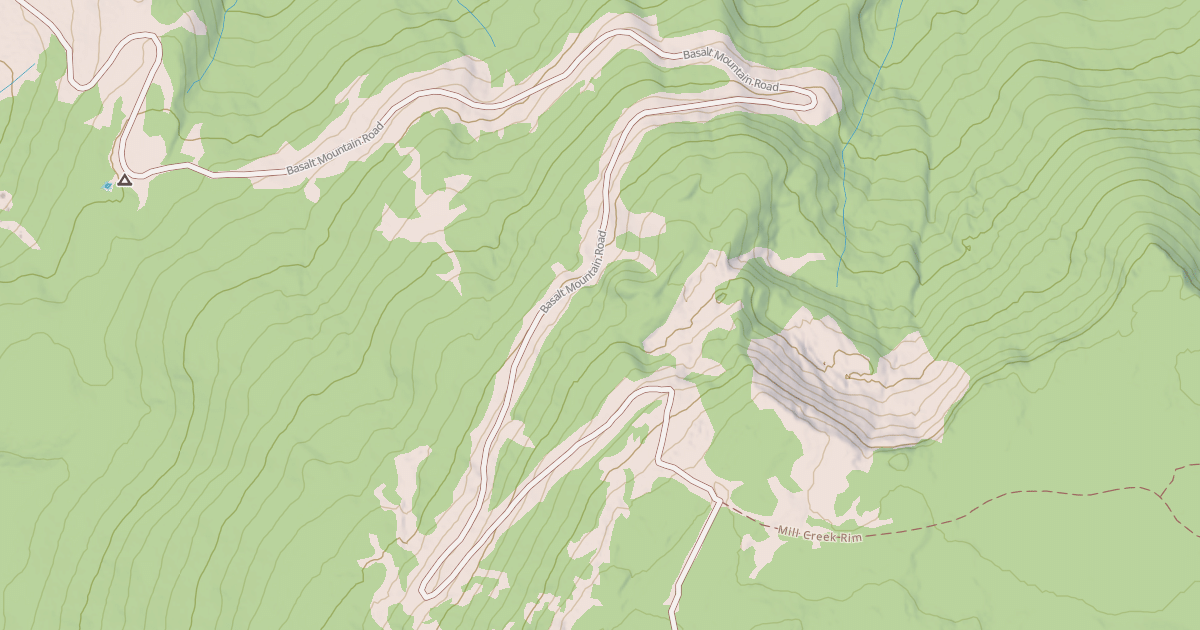Map preview of BASALT MOUNTAIN