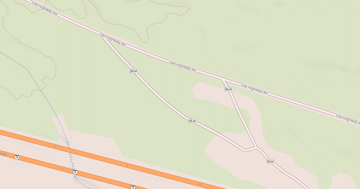 Map preview of BLM National GTLF Public Motorized Roads 0fbc0ab6-b0b1-4012-b470-e20a0b4d57fd