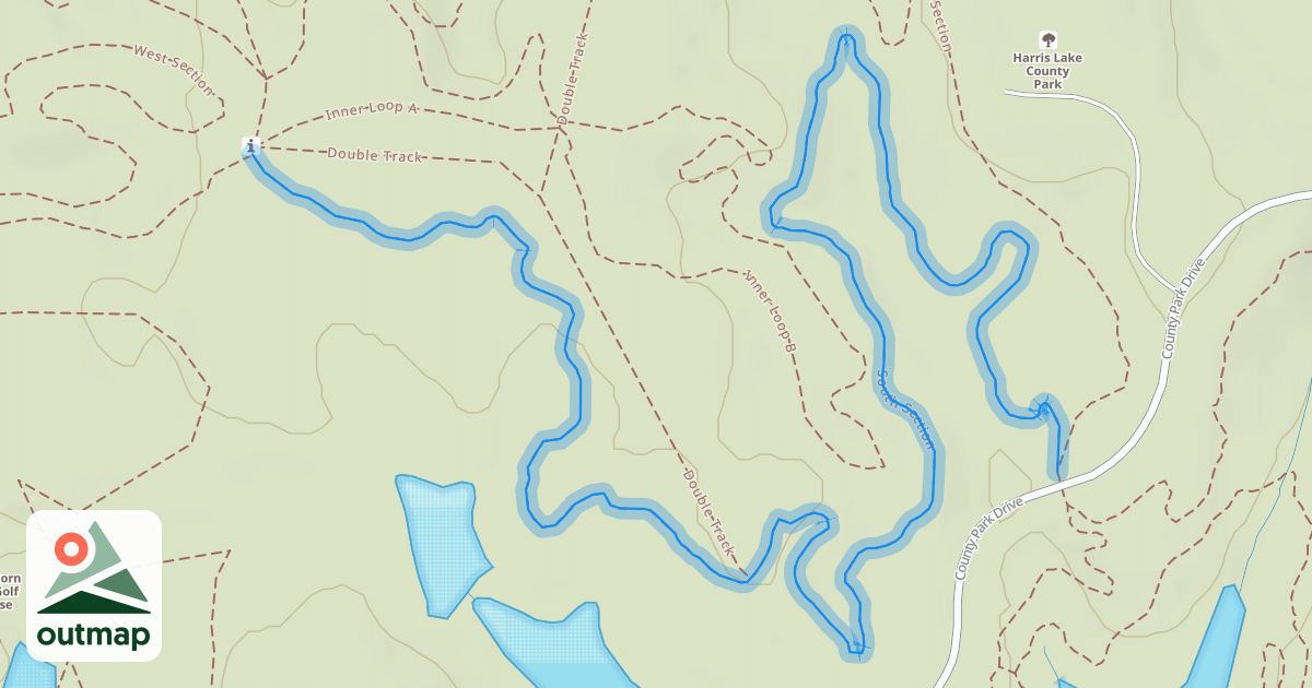 Map of South Section