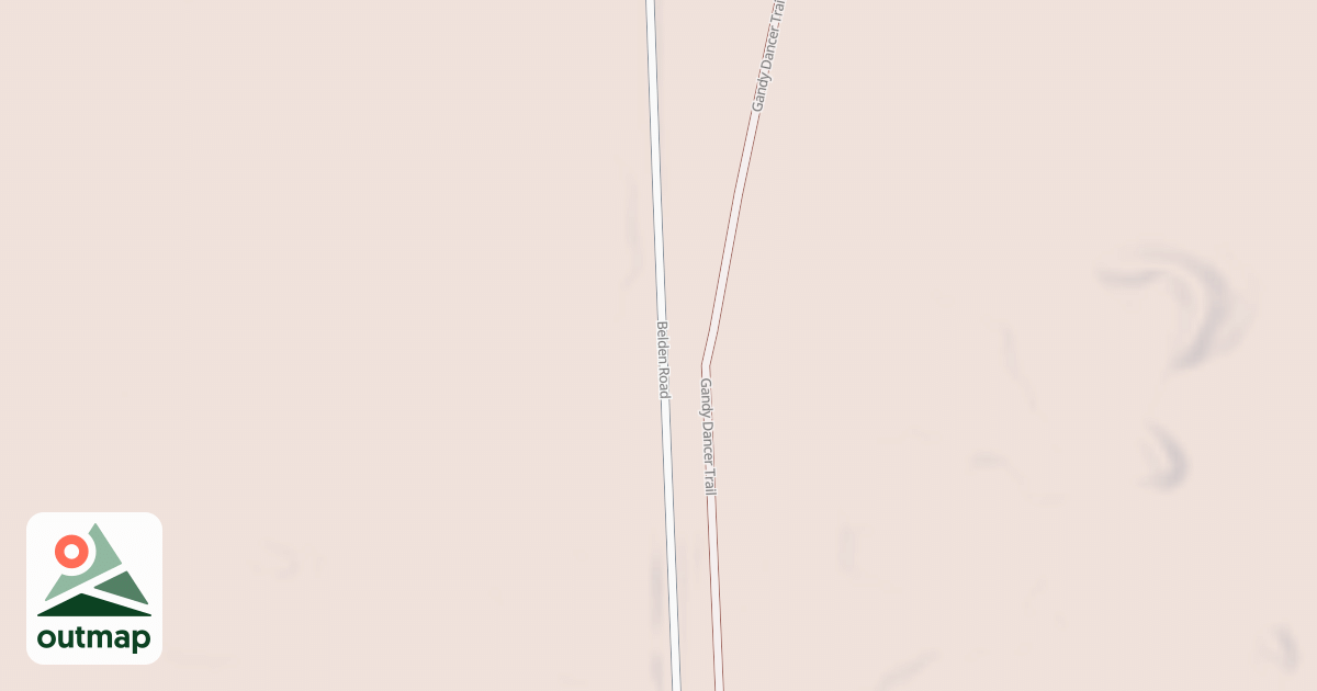 Map of Gandy Dancer State Trail MS84.029