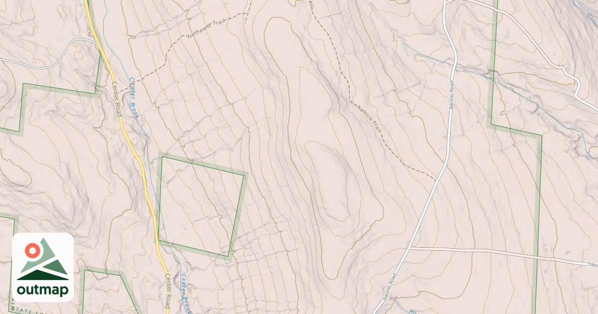 Map of Savoy Kanary Kats Trail
