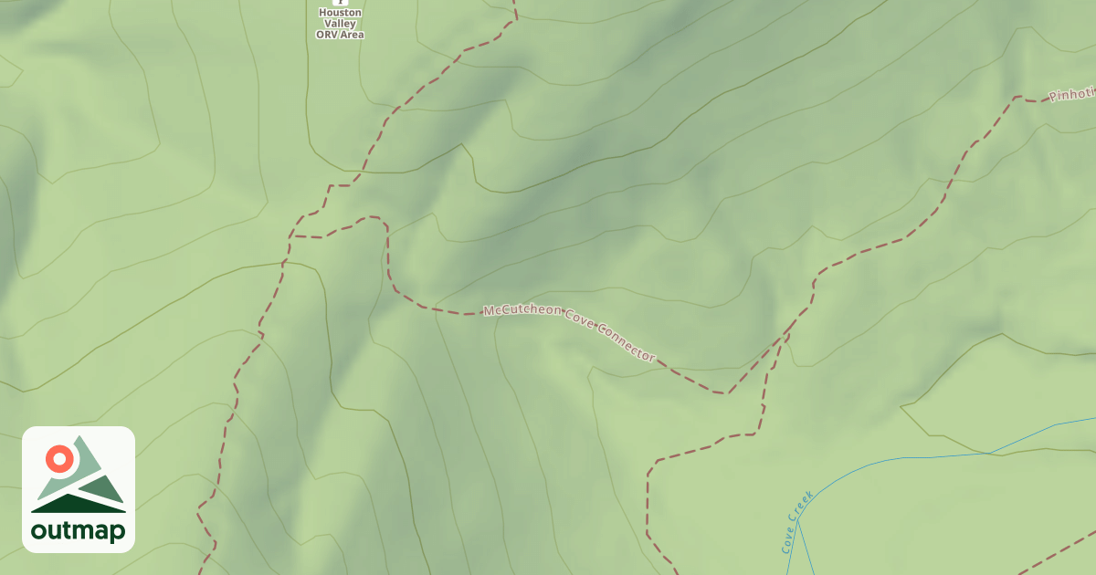 Map of Mccutcheon Cove Connector