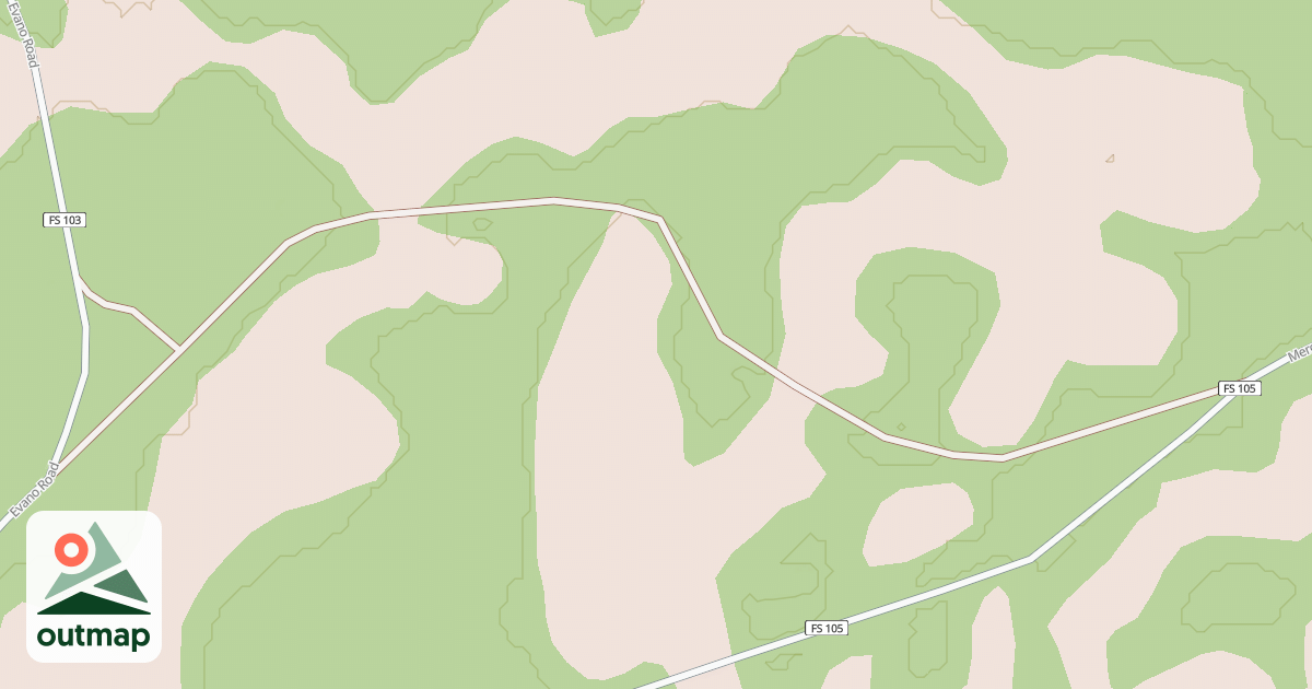 Map of USFS Motor Vehicle Use Map Roads {384FA998-2930-41EE-BCA0-CA7C84480526}