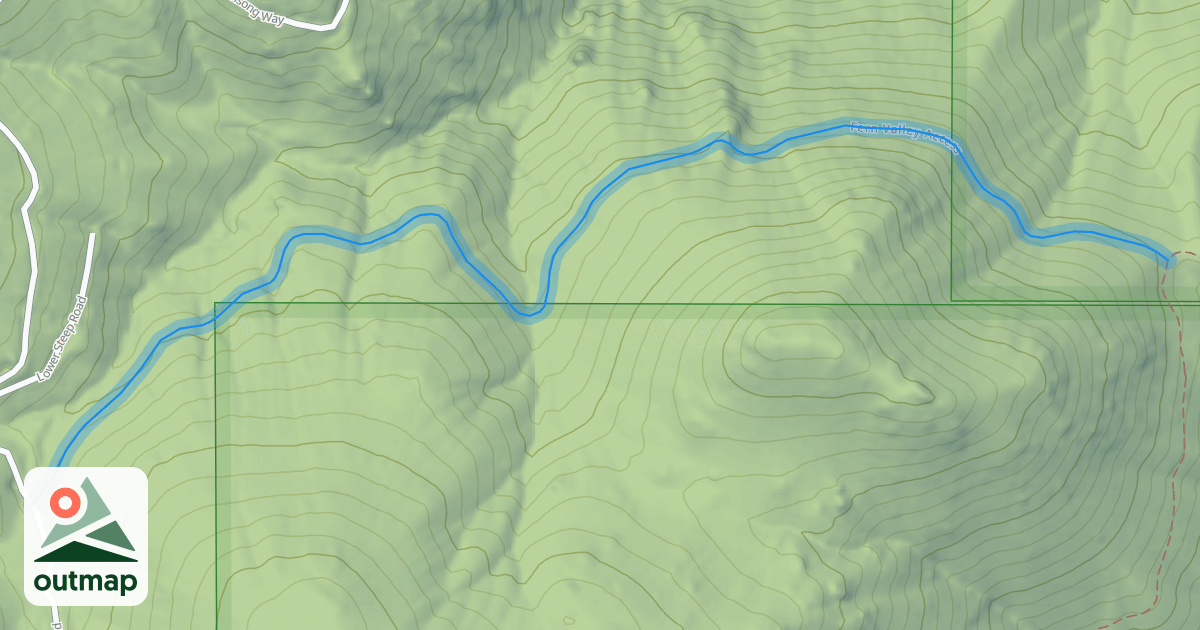 Map of Fern Valley Access