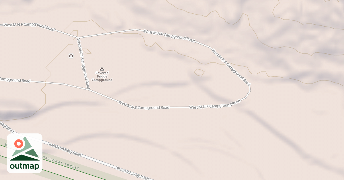 Map of COVERED BRIDGE SPUR A