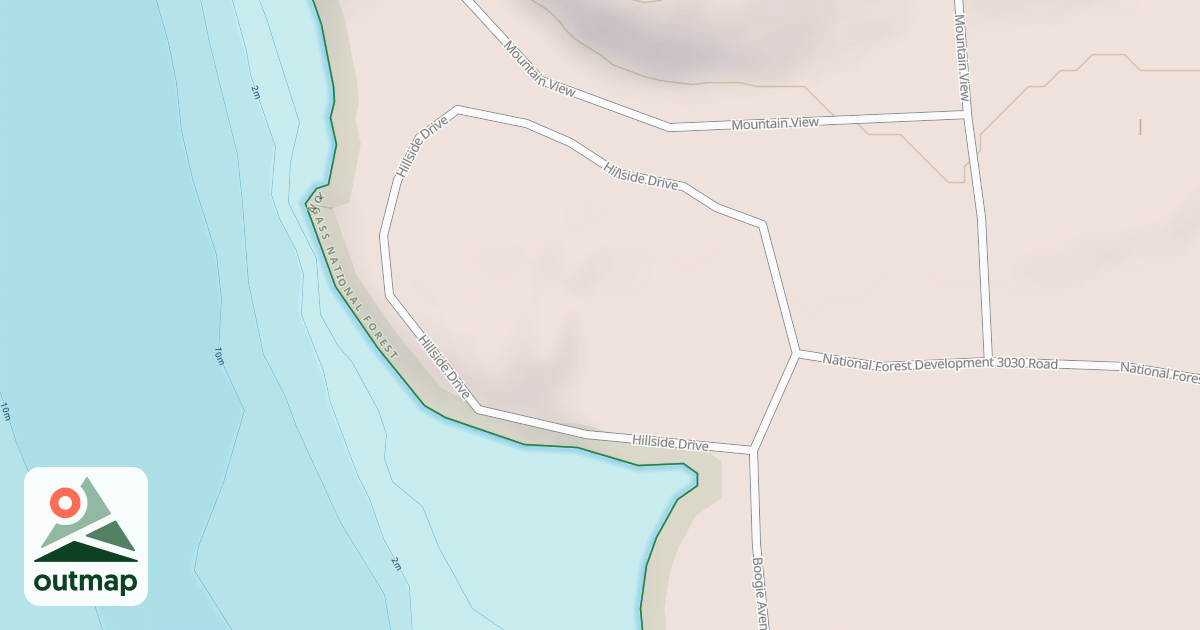 Map of COFFMAN COVE TTF