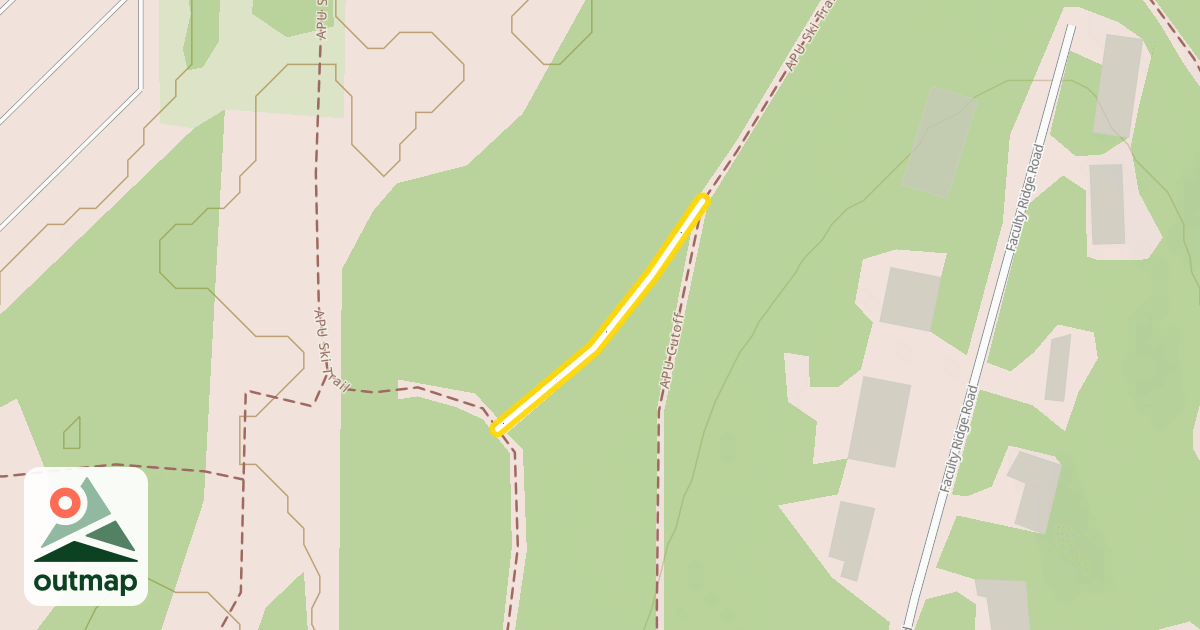 Map of APU Ski Trail