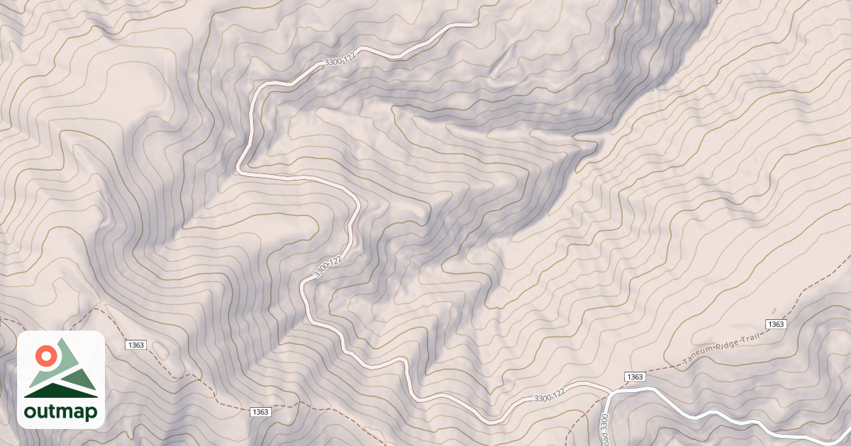 Map of MEAT RIDGE