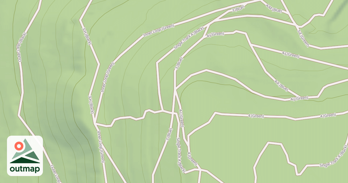 Map of Rock Run ATV Trails