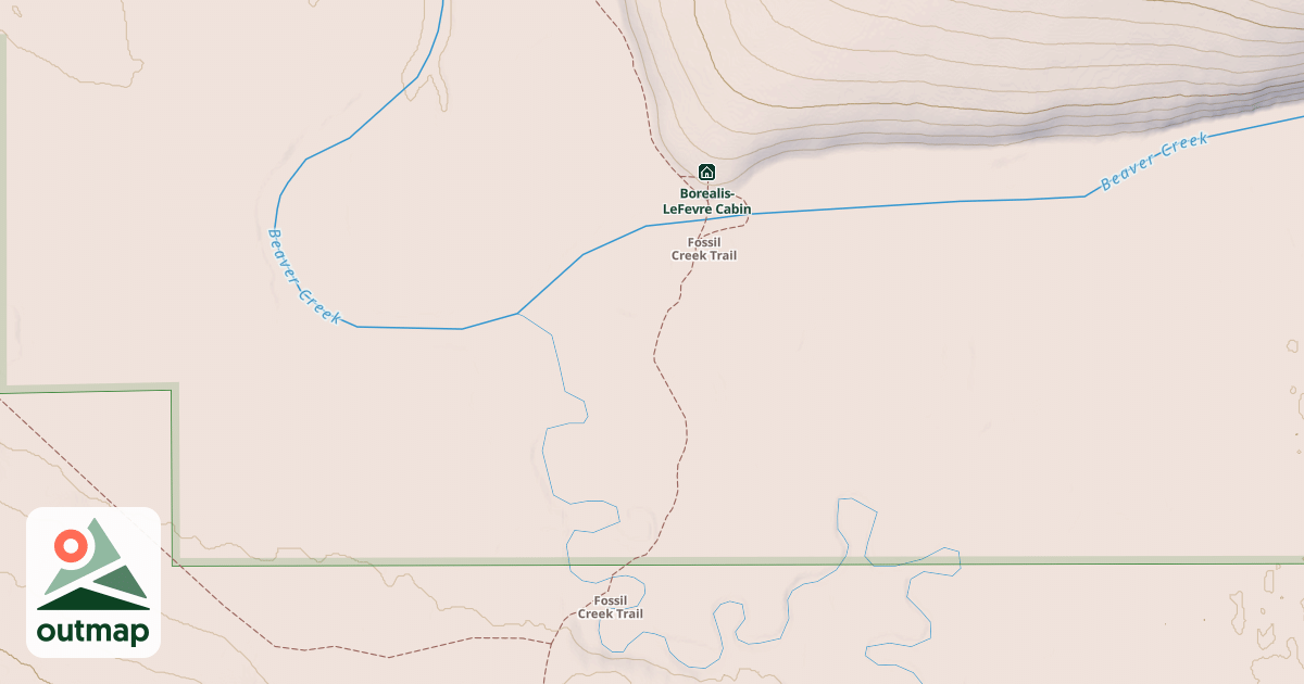 Map of Wickersham Creek Trail