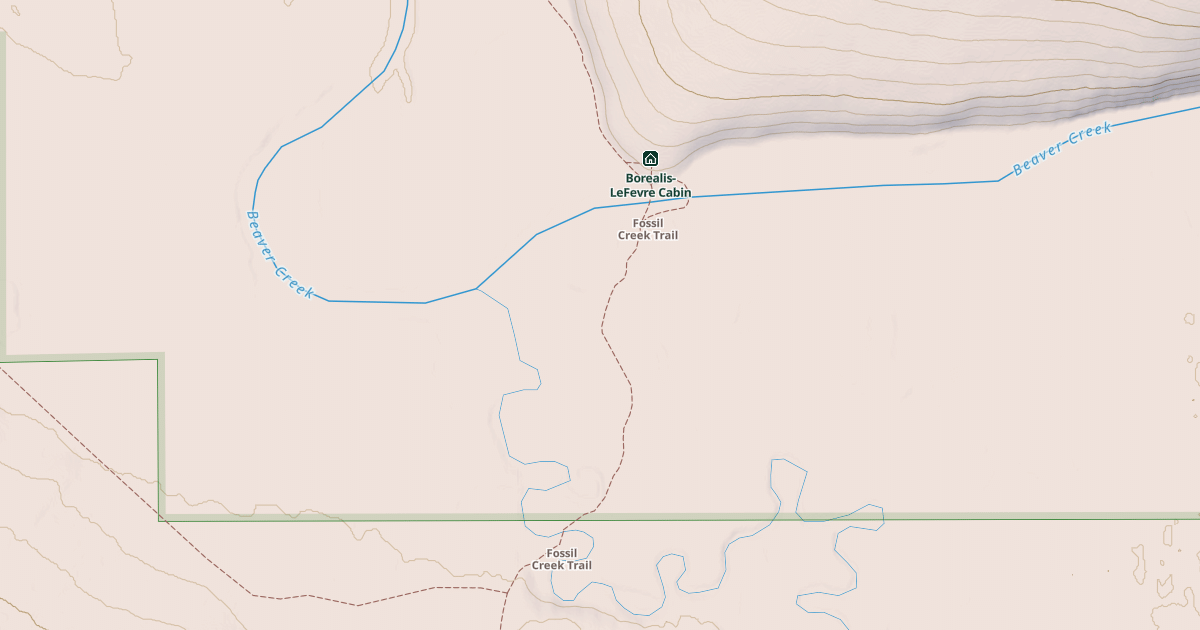 Map preview of Wickersham Creek Trail