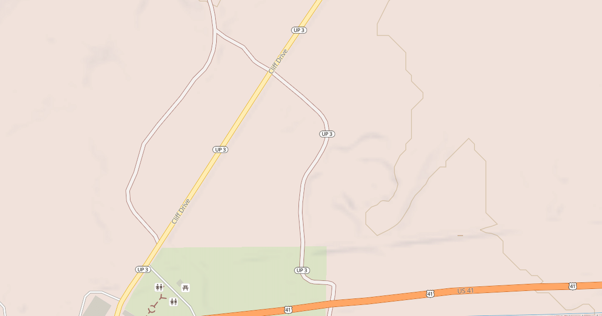 Map preview of Keweenaw State Trail
