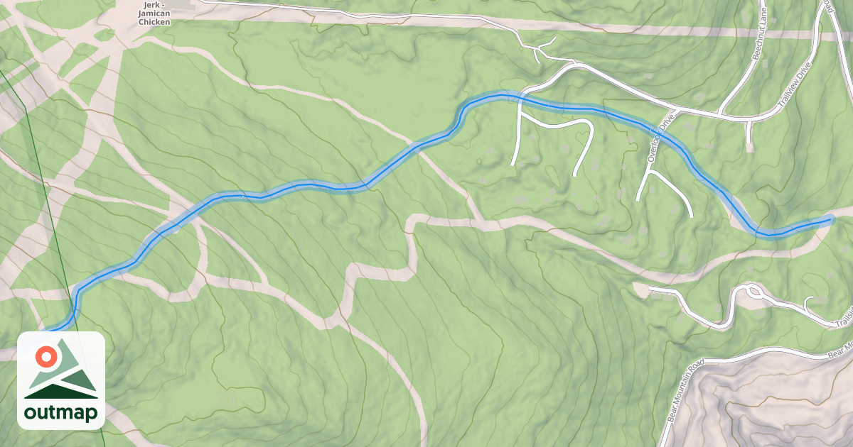Map of Home Stretch - Upper