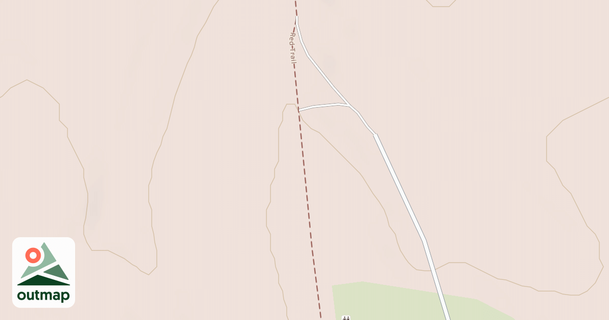 Map of TADRA POINT TRAILHEAD LOOP