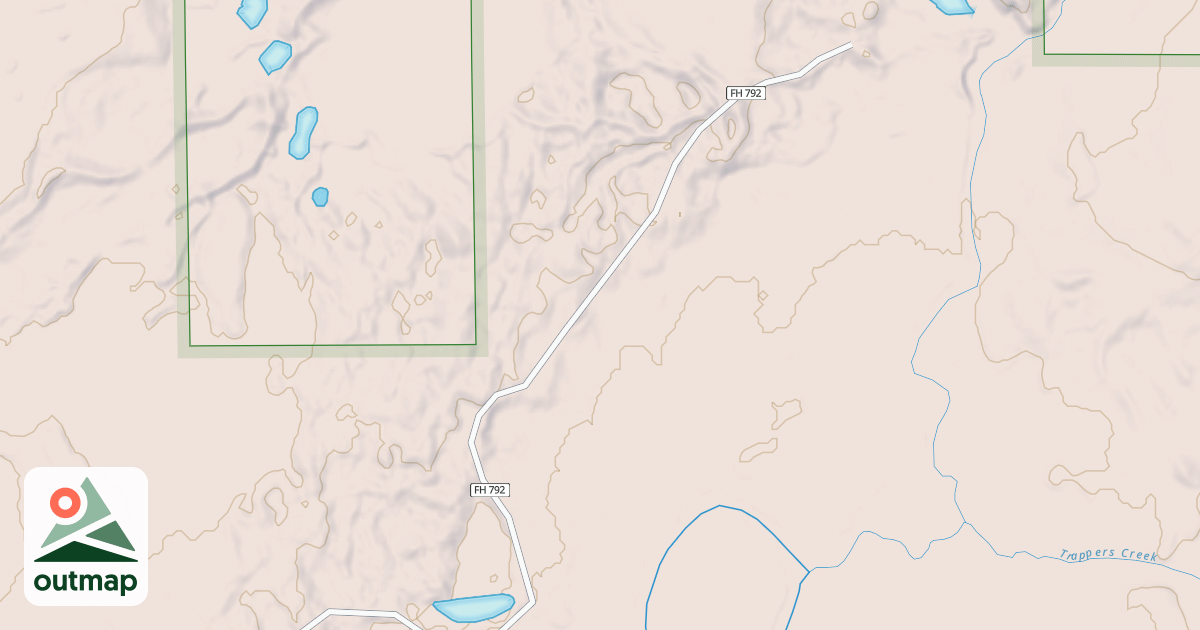Map of MURPHY LAKE SPUR B