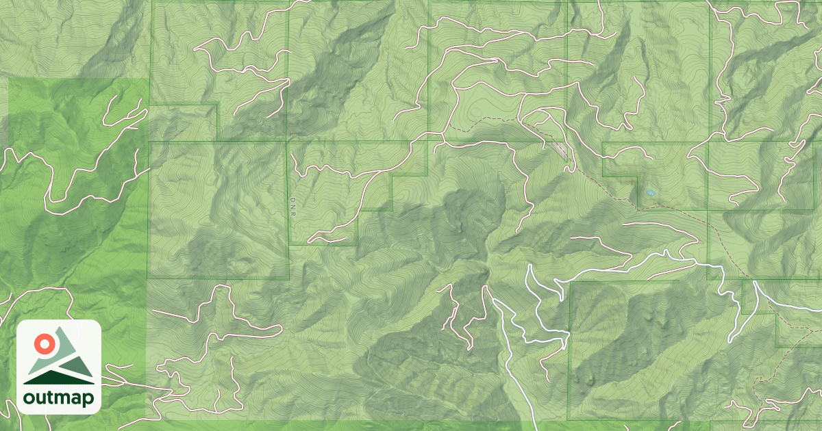Map of Grass Mountain Trail
