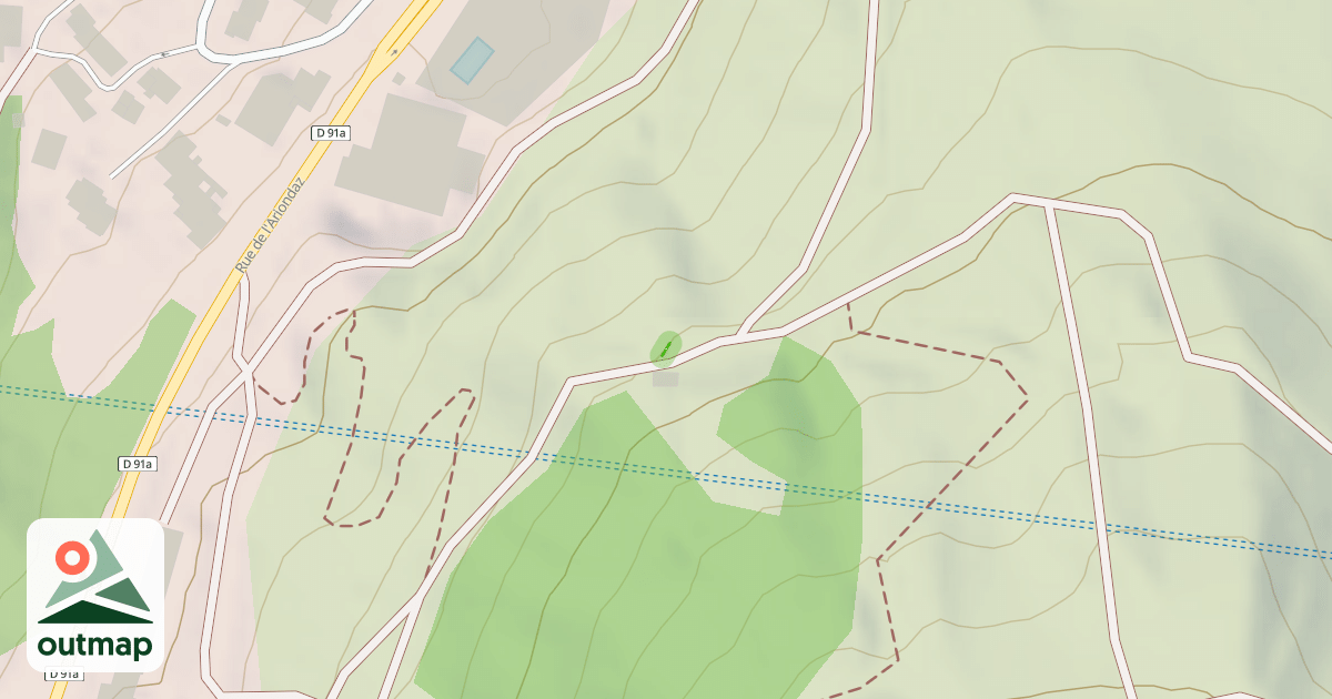 Map of Bleue