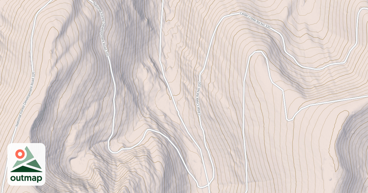 Map of BIG FLAT