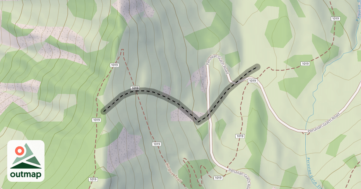 Map of Lower Cirque