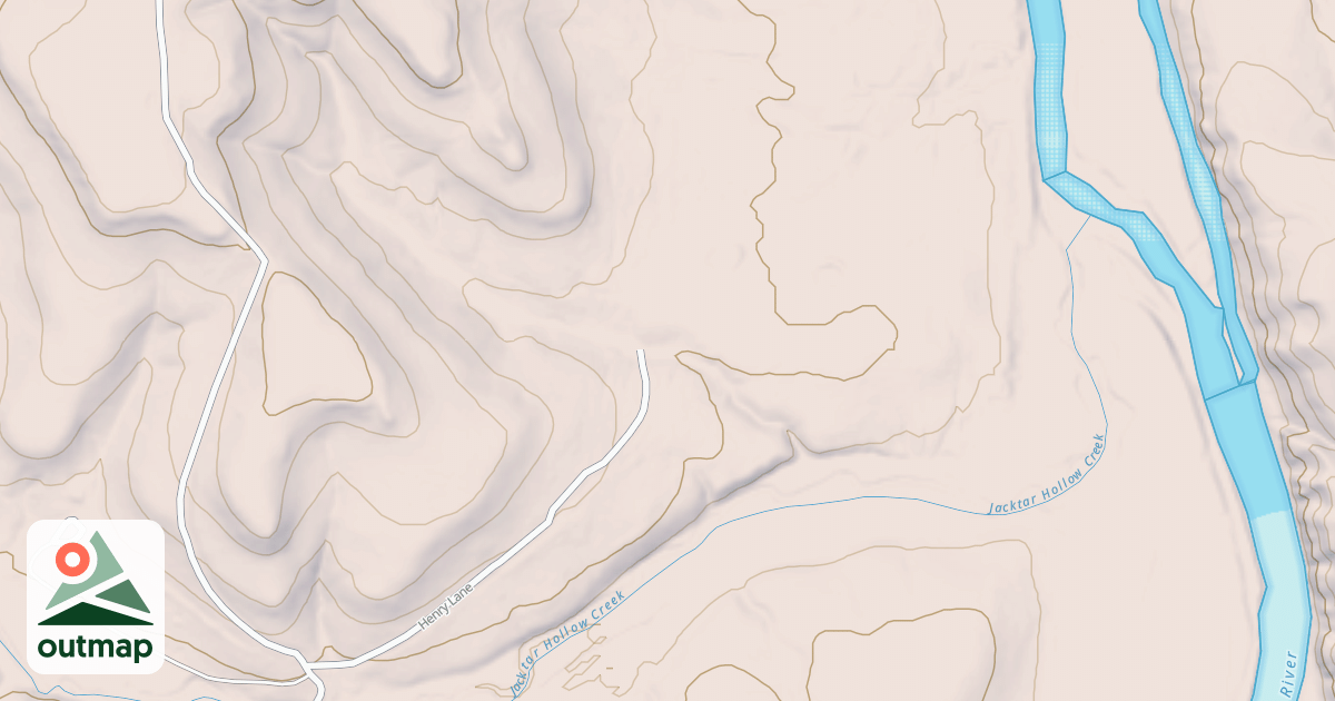 Map of HENRY RIVER ACCESS