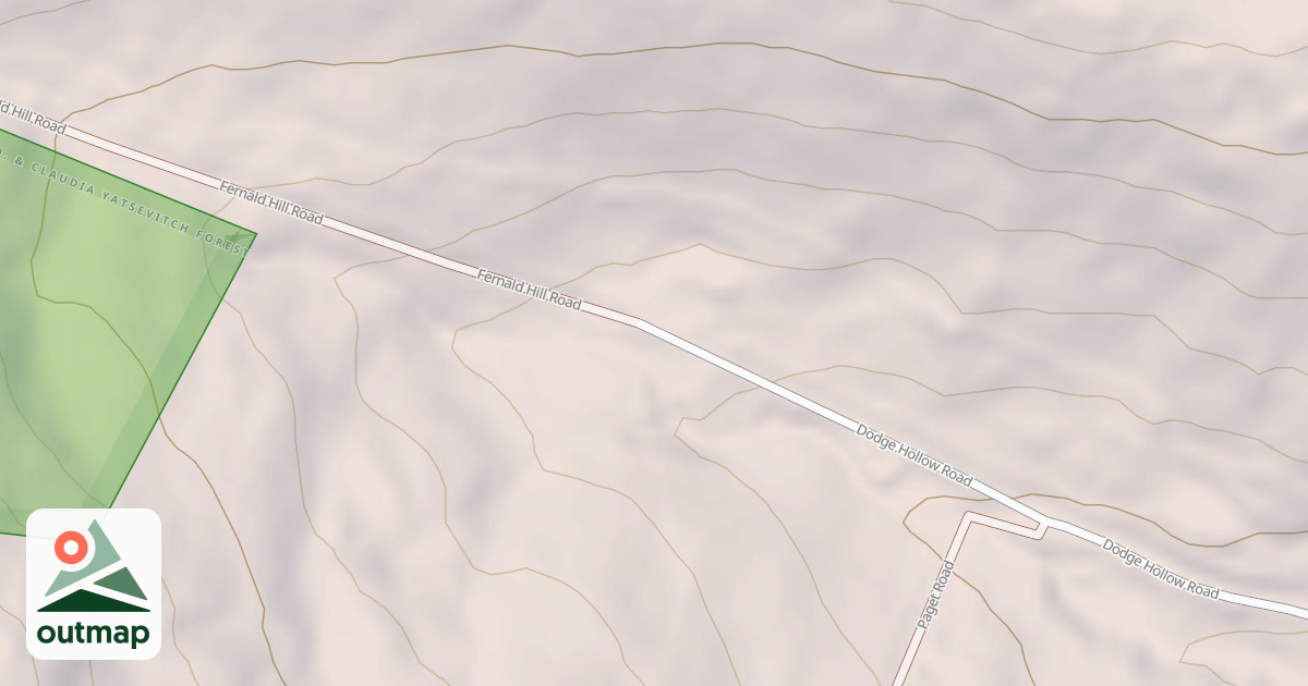 Map of Dodge Hollow Rd
