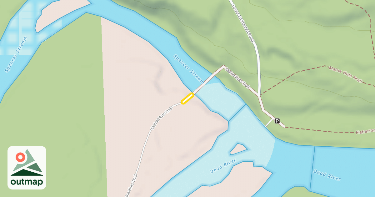 Map of Maine Huts Trail