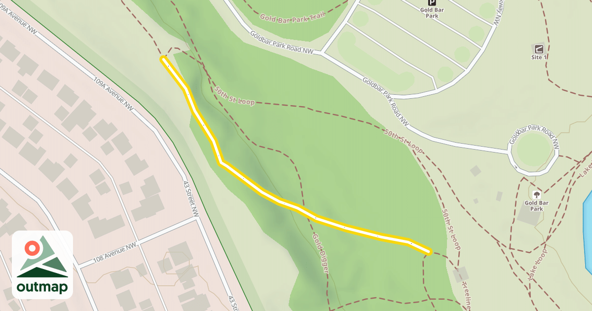 Map of 50th St Loop